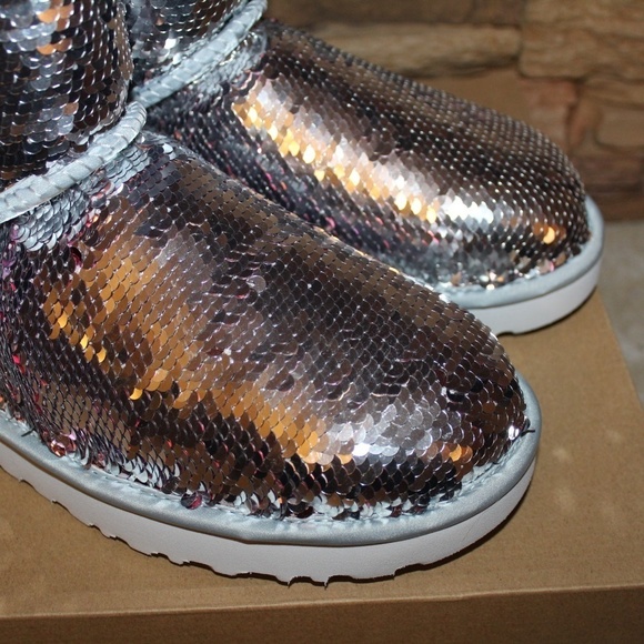 UGG SEQUIN SPARKLE Classic Boot NEW! - Picture 4 of 7